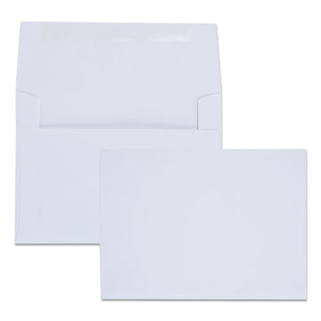Quality Park™ Greeting Card-invitation Envelope, A-6, Square Flap, Gummed Closure, 4.75 X 6.5, White, 100-box freeshipping - TVN Wholesale